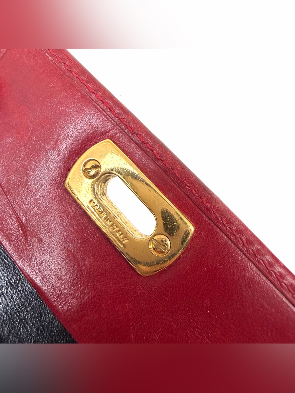 Authentic Ferragamo Red Leather Keychain Wallet - Picture 6 of 11